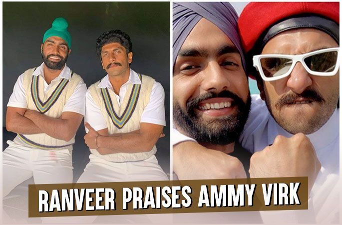 Ranveer Singh expresses all his love towards Ammy Virk - Punjabi Adda