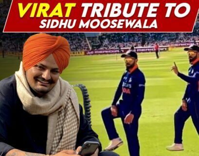 Virat Kohli Special Tribute To Sidhu Moose Wala From Ground On Camera Live! - Punjabi Adda