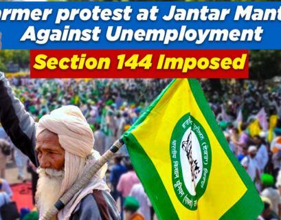 Farmers’ Protest Against Unemployment At Jantar Mantar Delhi
