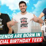 Legends Are Born In T Shirt - Punjabi Adda