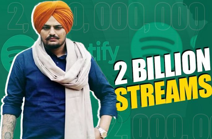 Sidhu Moose Wala Another Milestone Cross 2 Billion Streams On Spotify - punjabi adda blog