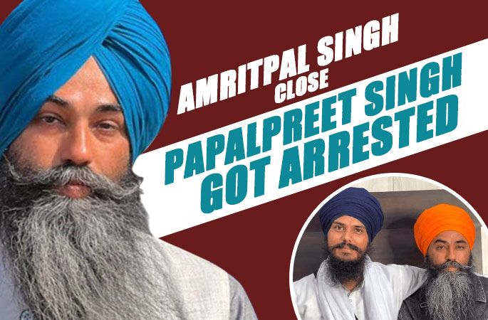 Amritpal Singh Close Papalpreet Singh Arrested By Punjab And Delhi Police In Joint Operation - Punjabi Adda Blog