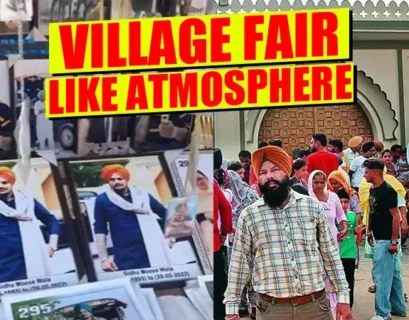 Fair-Like Atmosphere At Sidhu Moose Wala Village - Punjabi Adda Blog