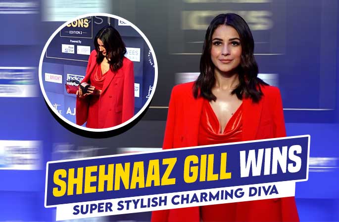 Shehnaaz Gill Awarded Super Stylish Charming Diva In Pinkvilla Style Icons Awards