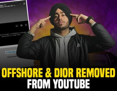 Shubh New Songs Offshore & Dior Removed From YouTube Due To Copyright Claim - Punjabi Adda Blog