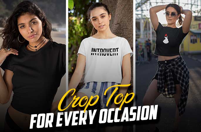Crop Top T-shirts For Every Occasion From Workout to Weekend - Punjabi Adda